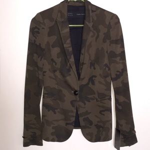 ZARA Camouflage Blazer